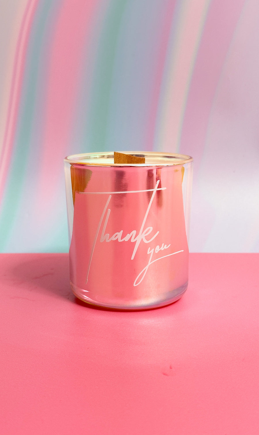 Congrats Crystal Candle Jar