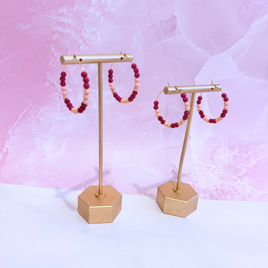 Phoenix V2 Beaded Hoops