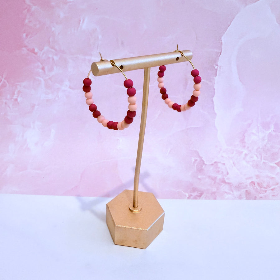 Phoenix V2 Beaded Hoops