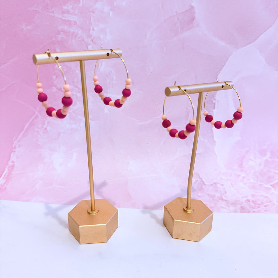 Phoenix V1 Beaded Hoops