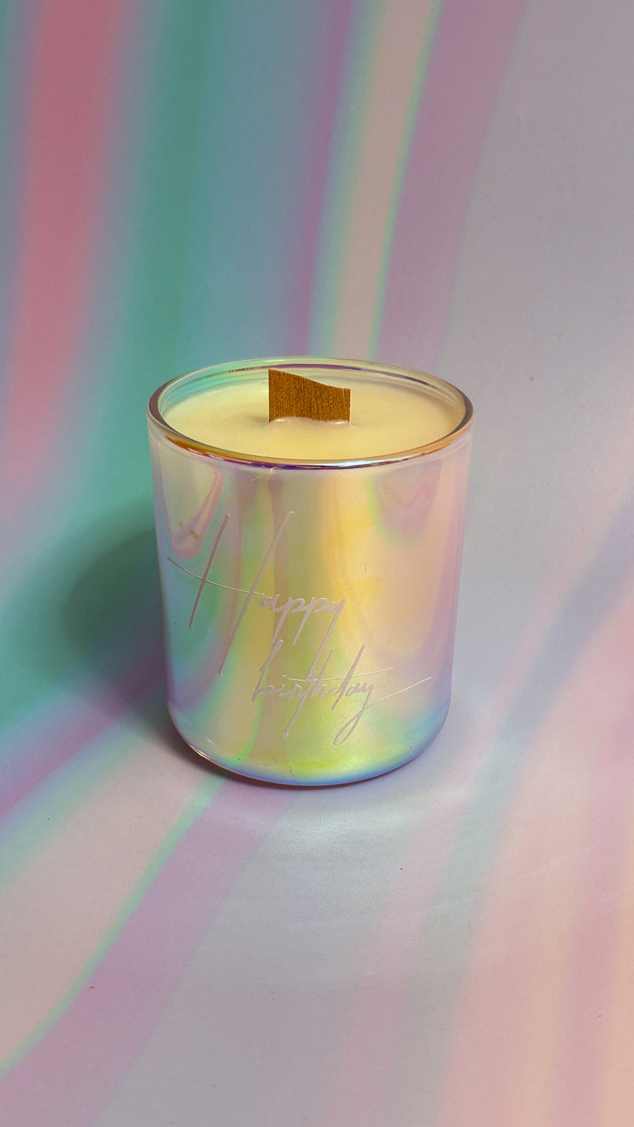 Congrats Crystal Candle Jar