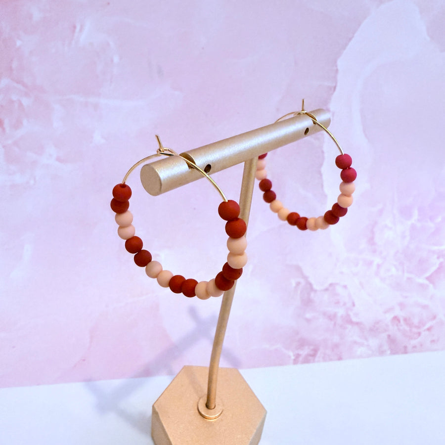 Phoenix V2 Beaded Hoops