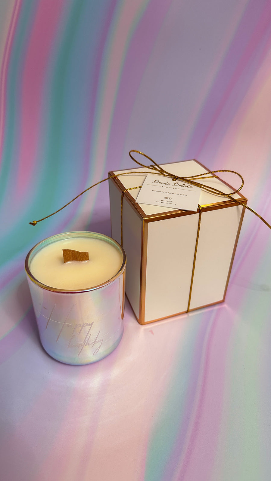 Congrats Crystal Candle Jar