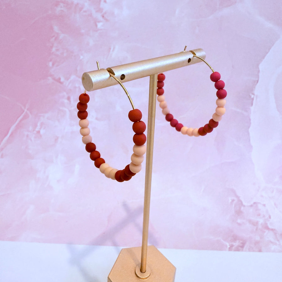 Phoenix V2 Beaded Hoops